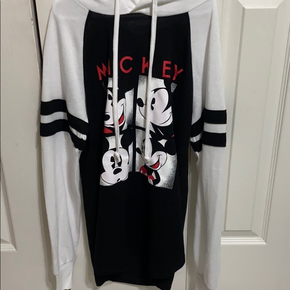 Mickey striped hoodie